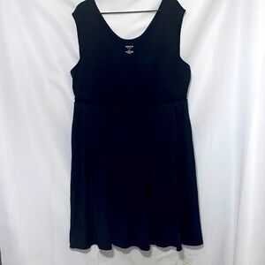 TORRID ACTIVE SIZE 3 XL   BLACK SPORT ACTIVE COMFORT DRESS W/ BUILT IN SHORT